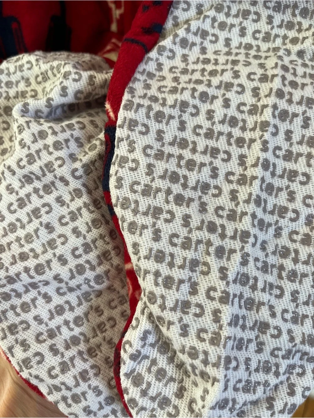 Carter's Red Gamer Print Footed One-Piece Pajama